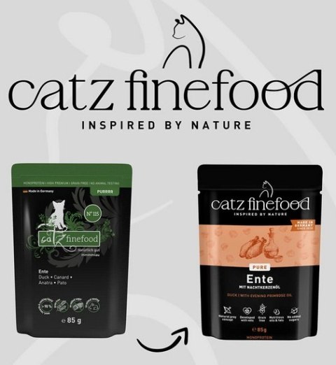Catz Finefood Catz Finefood Pure (Purrrr N.115) Kaczka saszetka 85g
