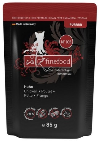 Catz Finefood Catz Finefood Pure Drób (Purrrr N.103) saszetka 85g