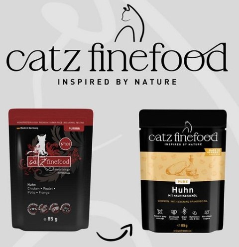 Catz Finefood Catz Finefood Pure Drób (Purrrr N.103) saszetka 85g