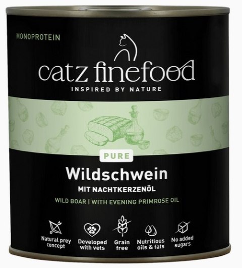 Catz Finefood Catz Finefood Purrrr N.109 Dzik puszka 800g