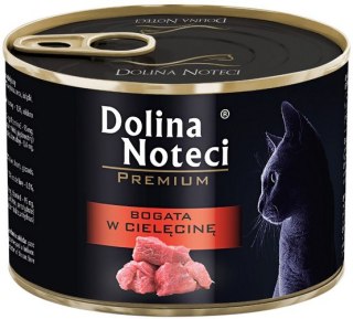 Dolina Noteci Dolina Noteci Premium Kot Bogata w cielęcinę puszka 185g