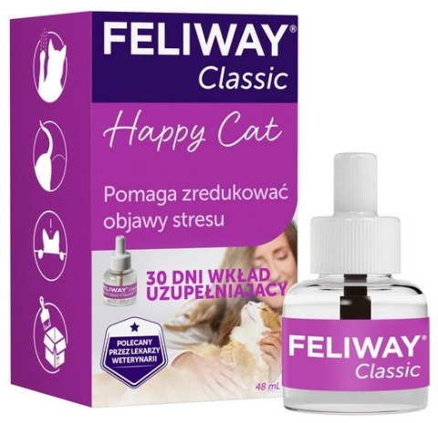 Feliway Feliway Classic - kocie feromony wkład 30-dniowy (uzupełniający) 48ml