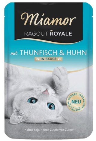 Miamor Ragout Royale Miamor Ragout Royale z Tuńczykiem i Kurczakiem w sosie saszetka 100g