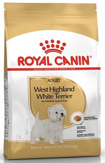 Royal Canin Breed Royal Canin West Highland White Terrier Adult karma sucha dla psów dorosłych rasy west highland white terrier 0,5kg