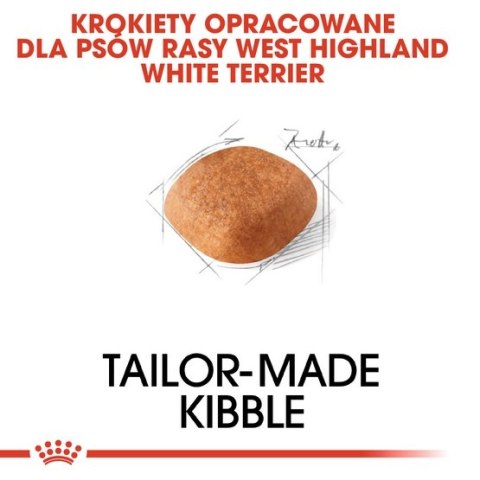 Royal Canin Breed Royal Canin West Highland White Terrier Adult karma sucha dla psów dorosłych rasy west highland white terrier 0,5kg