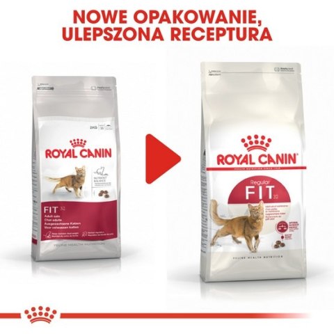 Royal Canin Feline Royal Canin Fit karma sucha dla kotów dorosłych, wspierająca idealną kondycję 400g