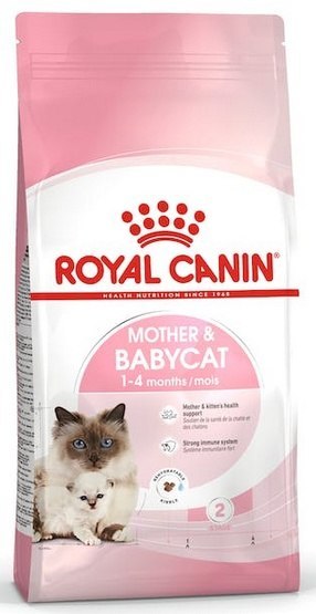 Royal Canin Feline Royal Canin Mother&Babycat karma sucha dla kotek w okresie ciąży, laktacji i kociąt od 1 do 4 miesiąca 400g