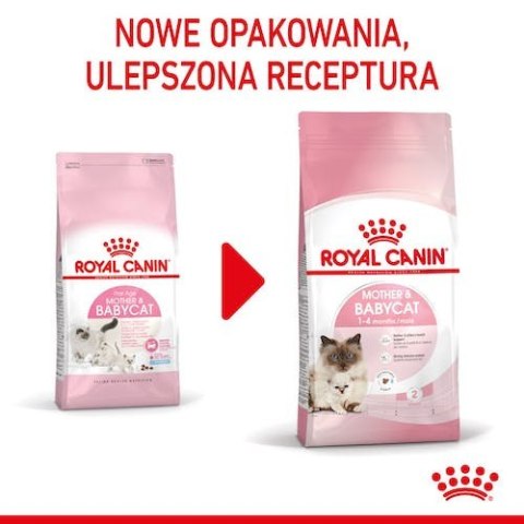 Royal Canin Feline Royal Canin Mother&Babycat karma sucha dla kotek w okresie ciąży, laktacji i kociąt od 1 do 4 miesiąca 4kg
