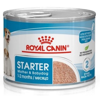 Royal Canin Size Royal Canin Starter Mother&Babydog karma mokra - mus, dla suk w czasie ciąży, laktacji oraz szczeniąt puszka 195g