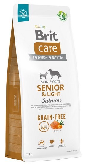 Brit Brit Care Grain Free Senior & Light Salmon 12kg