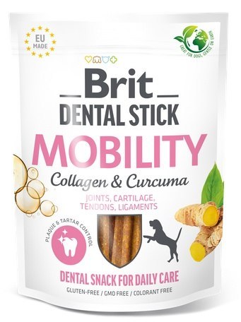 Brit Brit Dental Stick Mobility Collagen & Curcuma 251g