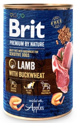 Brit Brit Premium By Nature Lamb & Buckwheat puszka 400g