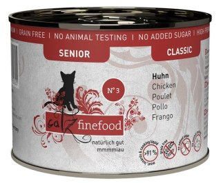 Catz Finefood Catz Finefood Classic Senior N.03 Kurczak puszka 200g