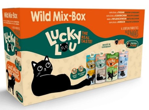 Lucky Lou Lucky Lou Lifestage Adult Wild Mix-Box saszetki 12x125g