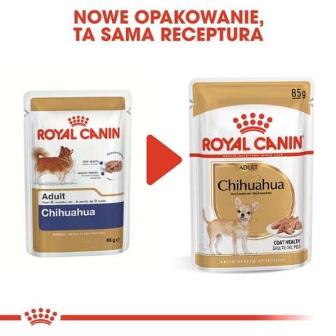 Royal Canin Breed Royal Canin Chihuahua Adult karma mokra - pasztet, dla psów dorosłych rasy chihuahua saszetka 85g