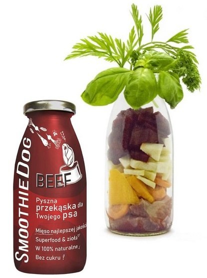 Smoothie SmoothieDog Płynna przekąska - wołowina 250ml