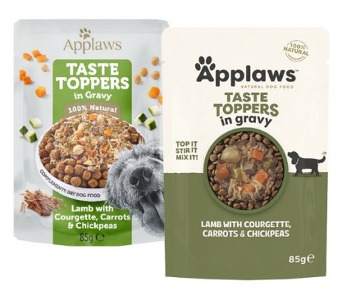 Applaws Applaws Taste Toppers Saszetka dla psa - jagnięcina, cukinia i marchew w sosie 85g