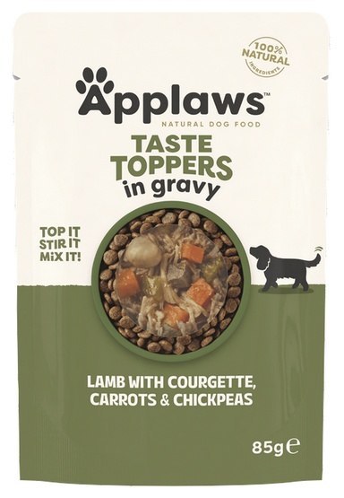 Applaws Applaws Taste Toppers Saszetka dla psa - jagnięcina, cukinia i marchew w sosie 85g