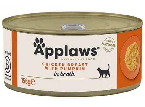 Applaws Applaws puszka dla kota Kurczak i Dynia 156g