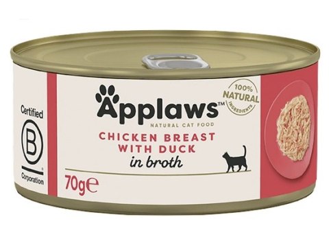 Applaws Applaws puszka dla kota Kurczak i Kaczka 70g