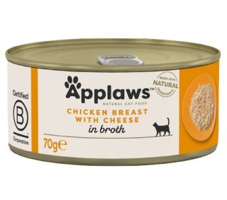 Applaws Applaws puszka dla kota Kurczak i Ser 70g