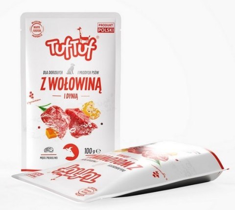 Bult TUF TUF Wołowina z dynią dla psa saszetka 100g