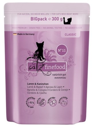 Catz Finefood Catz Finefood Classic N.11 Jagnięcina i Królik saszetka 300g