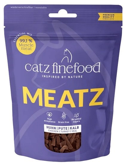 Catz Finefood Catz Finefood Meatz Essential Mix - kurczak, indyk, cielęcina 45g