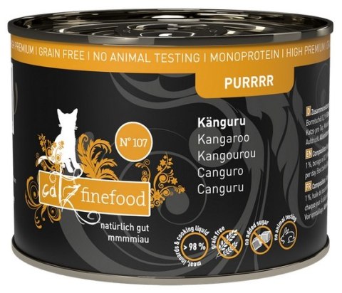 Catz Finefood Catz Finefood Pure (Purrrr N.107) Kangur puszka 200g