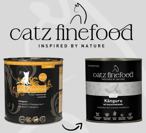 Catz Finefood Catz Finefood Pure (Purrrr N.107) Kangur puszka 800g