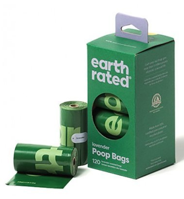 Earth Rated Earth Rated Woreczki ekologiczne do zbierania odchodów 8x15szt lawendowe