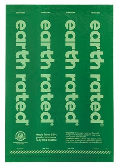 Earth Rated Earth Rated Woreczki ekologiczne do zbierania odchodów 8x15szt lawendowe