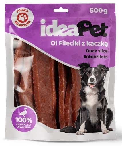 IdeaPet IdeaPet Fileciki z kaczką 500g
