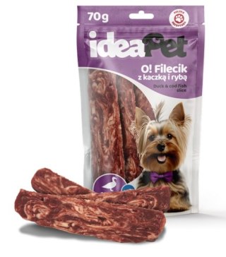 IdeaPet IdeaPet O! Fileciki z kaczką i rybą 70g