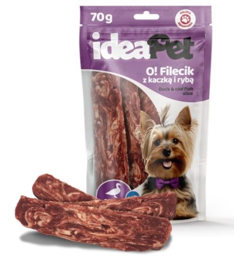 IdeaPet IdeaPet O! Fileciki z kaczką i rybą 70g