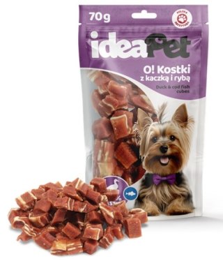 IdeaPet IdeaPet O! Kostka z kaczką i rybą 70g