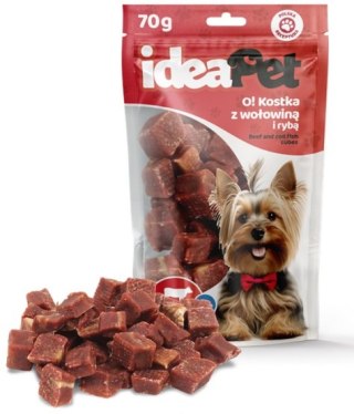 IdeaPet IdeaPet O! Kostka z wołowiną i rybą 70g