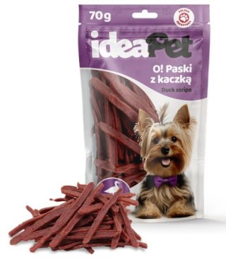 IdeaPet IdeaPet O! Paski z kaczką 70g