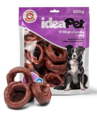 IdeaPet IdeaPet Ringi z kaczką i rybą 500g