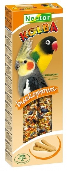 Nestor Nestor Kolba Papuga średnia biszkoptowa 2szt