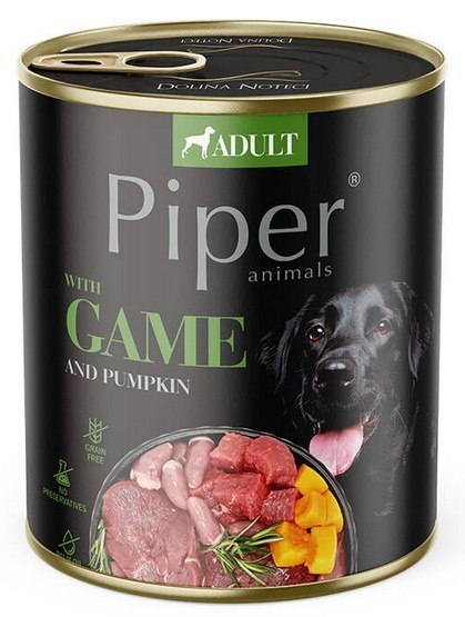Piper Piper Pies Dziczyzna i dynia puszka 800g