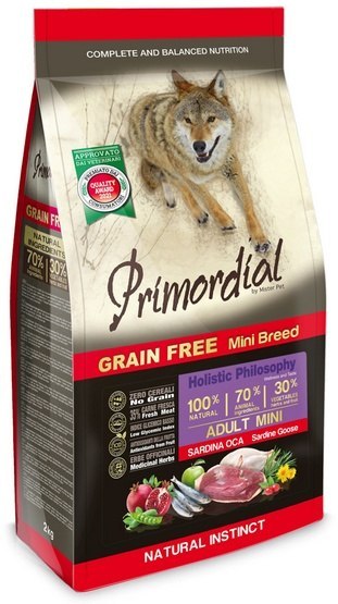 Primordial Primordial Dog Grain Free Mini Adult Sardine & Goose 6kg
