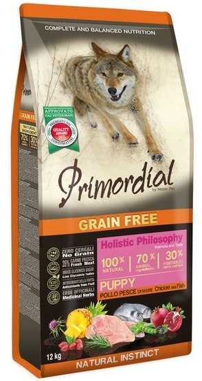 Primordial Primordial Dog Grain Free Puppy Chicken & Sea Fish 12kg