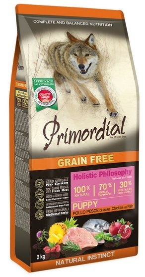 Primordial Primordial Dog Grain Free Puppy Chicken & Sea Fish 2kg