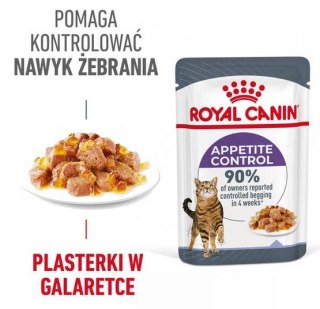 Royal Canin Feline Royal Canin Appetite Control Care karma mokra w galaretce dla kotów dorosłych, domagających się jedzenia saszetka 85g