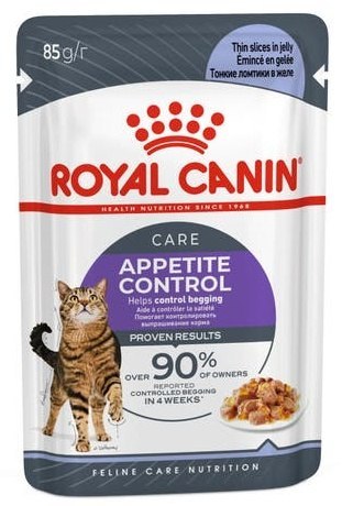 Royal Canin Feline Royal Canin Appetite Control Care karma mokra w galaretce dla kotów dorosłych, domagających się jedzenia saszetka 85g