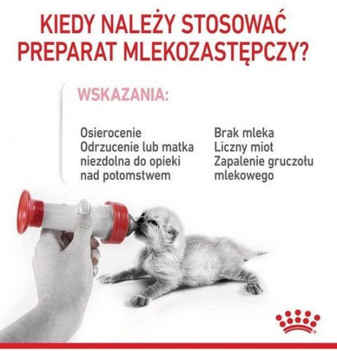 Royal Canin Feline Royal Canin Babycat Milk pełnoporcjowy preparat mlekozastępczy dla kociąt do 2 miesiąca życia 300g