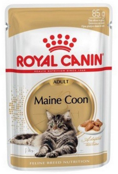 Royal Canin Feline Royal Canin Maine Coon karma mokra w sosie dla kotów dorosłych rasy maine coon saszetka 85g