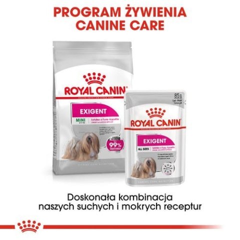 Royal Canin Size Royal Canin Exigent karma mokra dla wybrednych psów dorosłych, wszystkich ras, pasztet saszetka 85g