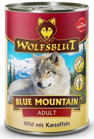 Wolfsblut Wolfsblut Dog Blue Mountain Adult - dziczyzna i ziemniaki puszka 395g